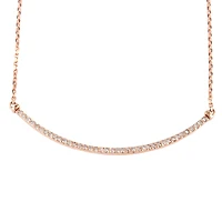 Smile Bar Diamond Necklace