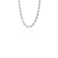 Puffed Mariner 6MM Silver Chain