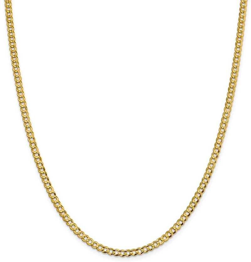 Cuban Flat 3.5mm Link Chain