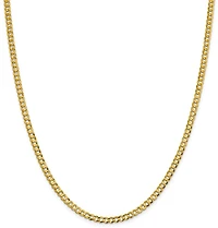 Cuban Flat 3.5mm Link Chain