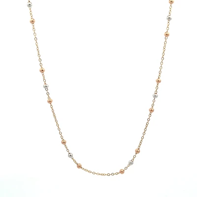 Ball 2.5MM Three Tone Chain