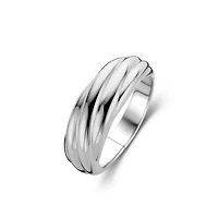 Medium Wave Silver Ring