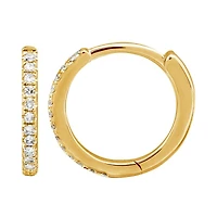 Diamond Huggie 11MM Earrings