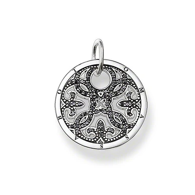 Embellished Medallion Pendant