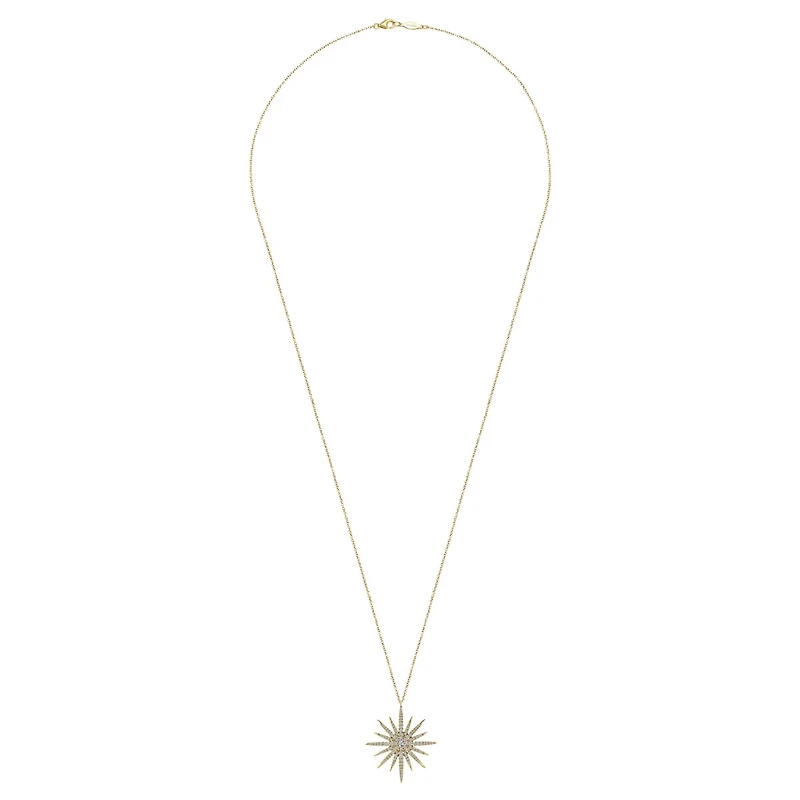Xlarge Starburst Diamond Necklace
