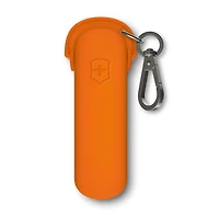 Orange Headphones Knife Silicone Case