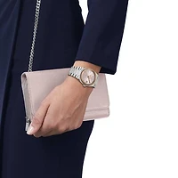PRX Powermatic 80 35MM 18K Rose/Steel Diamonds