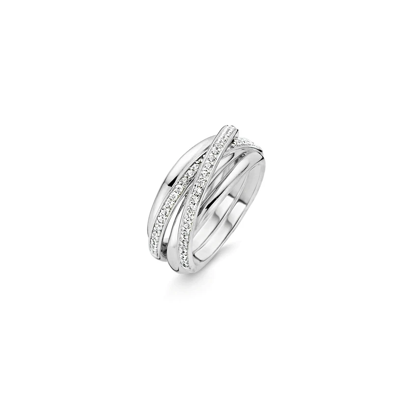 Entwined Sparkling Ring