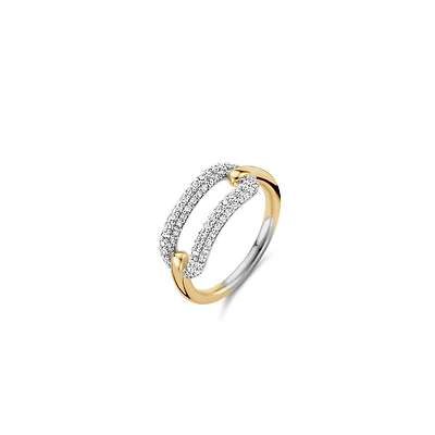 Oval Link Golden Ring