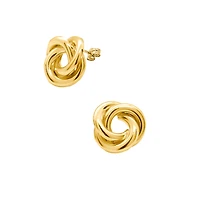 12MM Love Knot Stud Earrings
