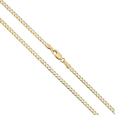 Cuban Flat 2.5MM Link Chain
