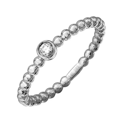 Allure White Gold Ring