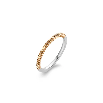 Rose Skinny Twist Ring