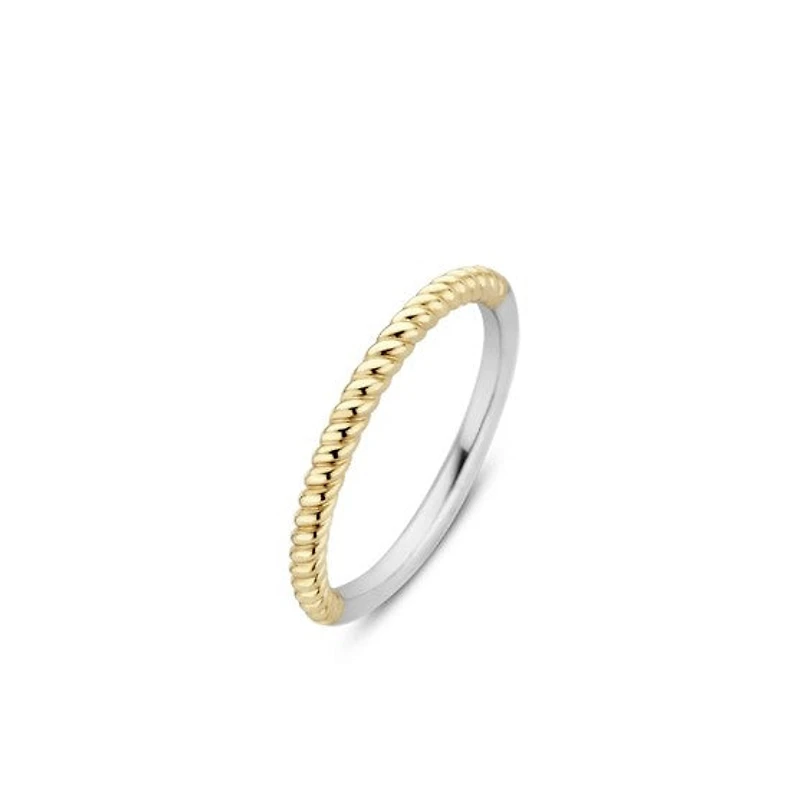 Golden Twist Ring
