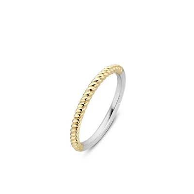 Golden Twist Ring