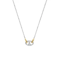 Puffed Mariner G-Ucci Pave Necklace