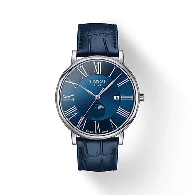 Carson Premium Moonphase Blue 40mm