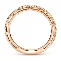 14K Rose Gold Twist Ring