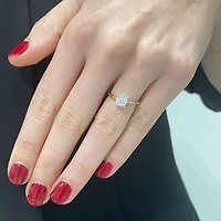 .25ct Diamond Rose Gold Ring 14K