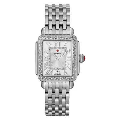 Deco Madison Mid Steel/Diamonds 31MM Watch