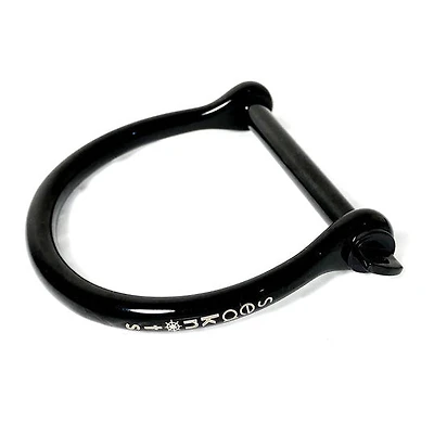 Shackle Bangle Black Matte Bracelet