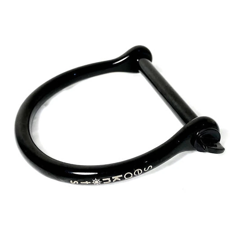 Shackle Bangle Black Matte Bracelet