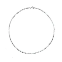 Silver 3MM Ball Necklace