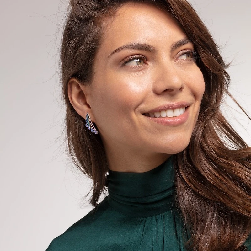 Multicolor Rainbow Stud Earrings