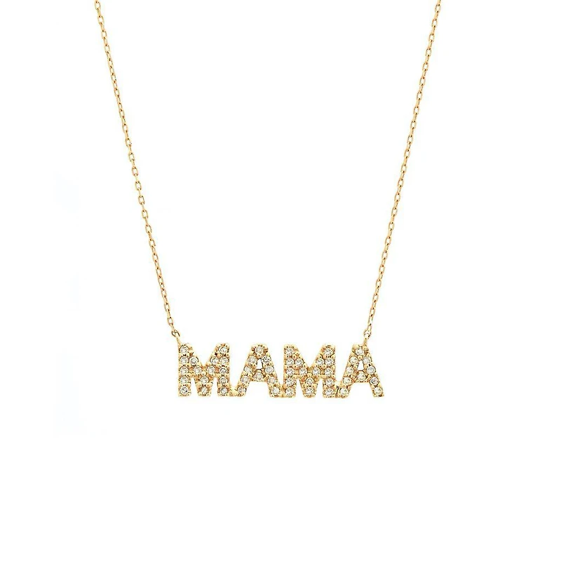 MAMA Diamond Necklace