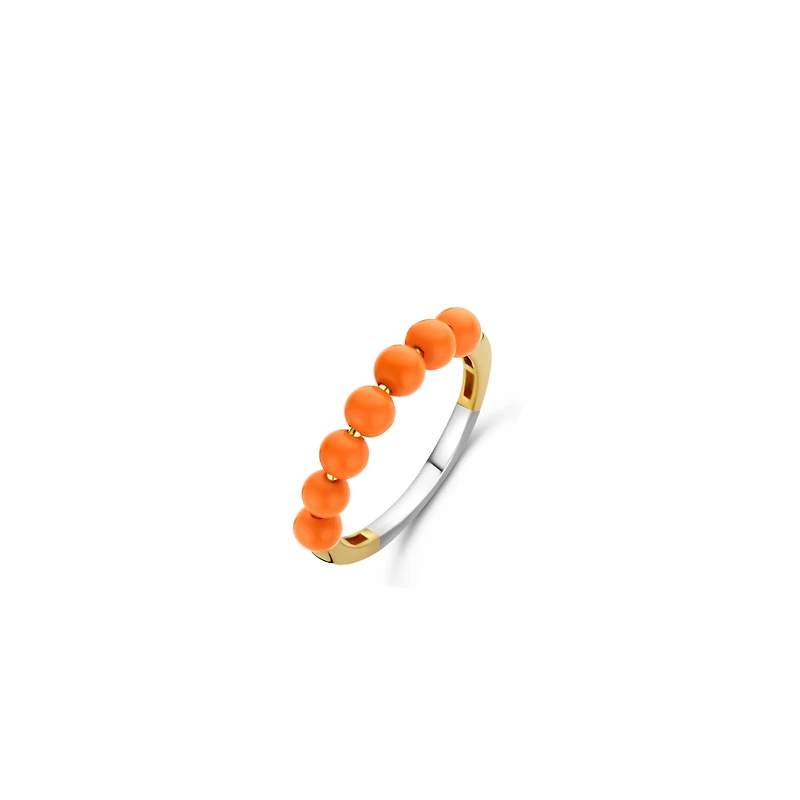 Beady Orange Ring