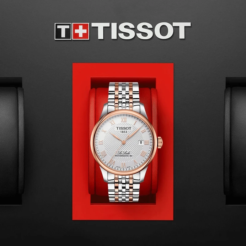 Le Locle 39MM Steel/Rose