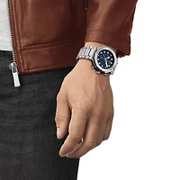 T-Race Steel/Blue Chrono 45MM Watch