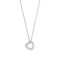 Unique Heart Pave Necklace