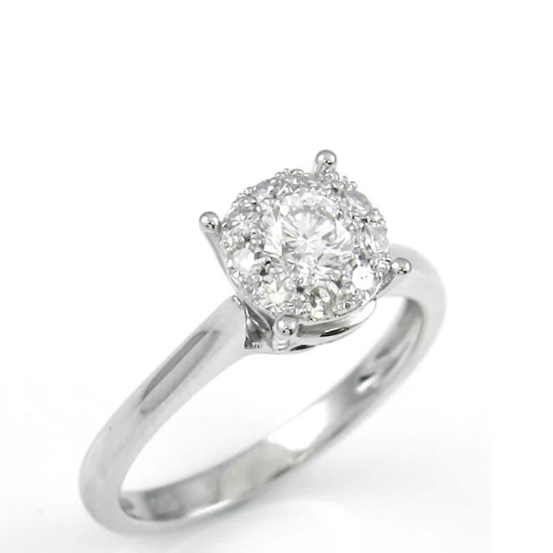 .50ct Diamond Illusion White Gold Ring