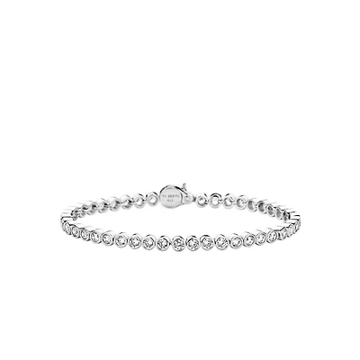 Bezel Set Tennis Bracelet 2.5MM