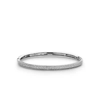 Pave Sparkle Clear Bangle Bracelet