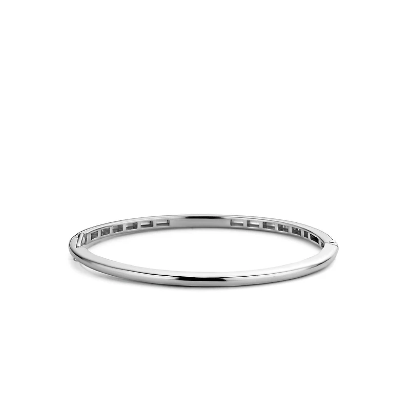 Smooth Bangle Silver Bracelet