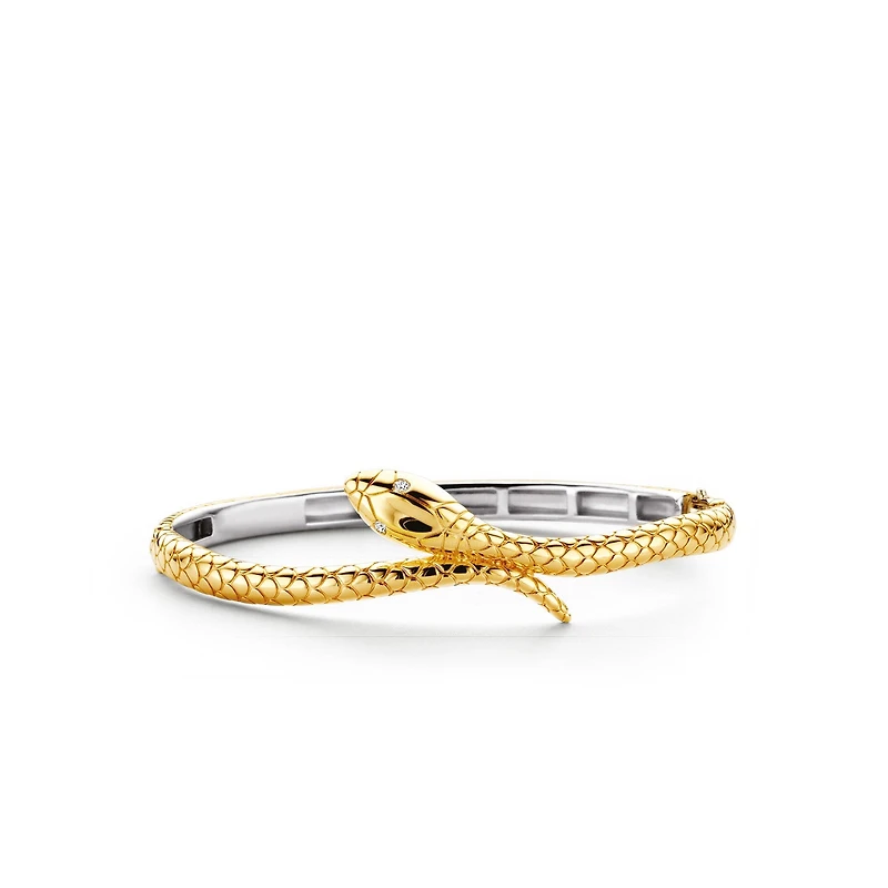 Sophisticated Snake Bangle Bracelet
