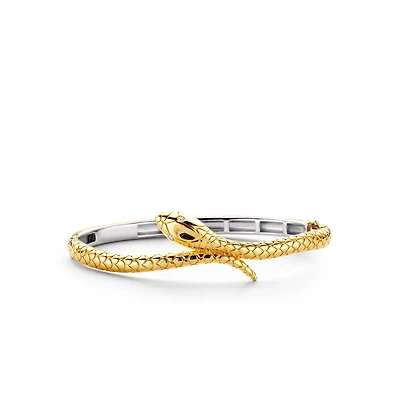 Sophisticated Snake Bangle Bracelet