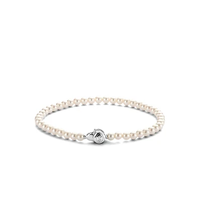 Radiant Pearl Bead Bracelet