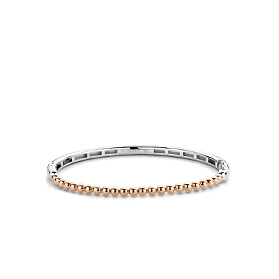 Endless Bubbles Rose Bangle Bracelet