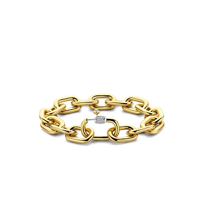 Light Golden Links Bracelet