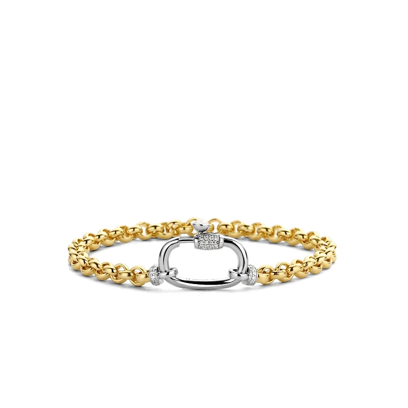 Opulent Rolo Golden Bracelet