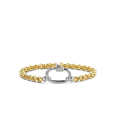 Opulent Rolo Golden Bracelet