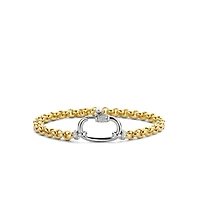 Opulent Rolo Golden Bracelet