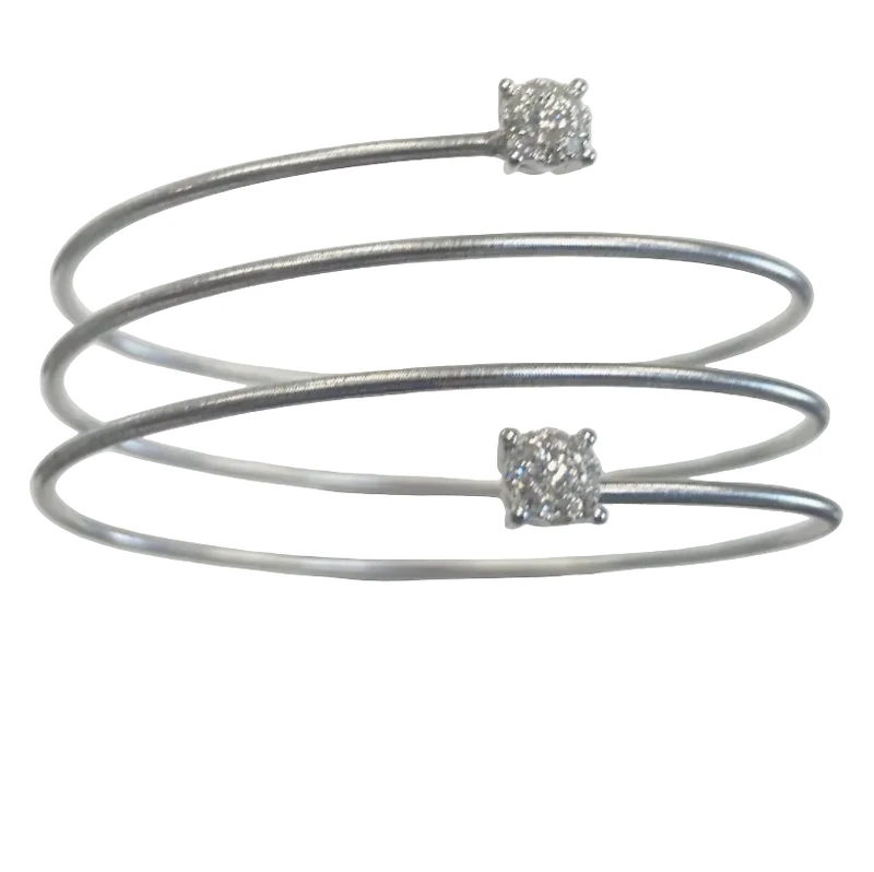 Spiral Diamond Bracelet