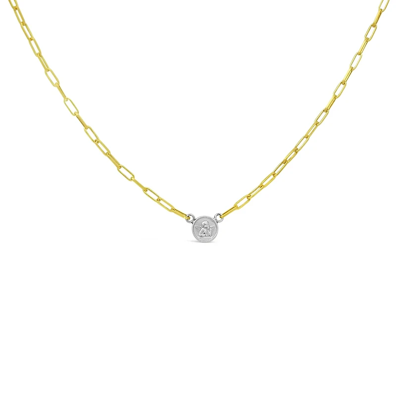 Guardian Angel Paperclip Kids Necklace