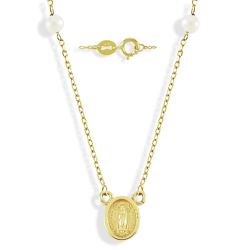 Milagrosa Pearl Necklace 14K