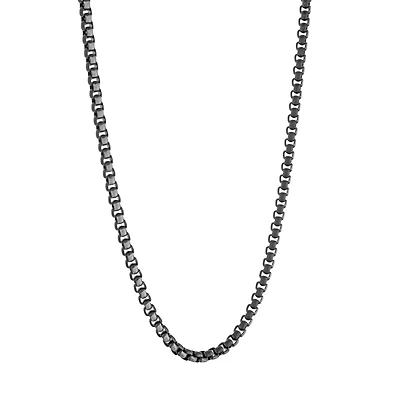 2.5mm Gunmetal Round Box Chain