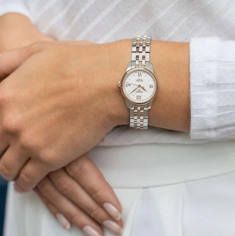 Le Locle 25mm Rose/Steel